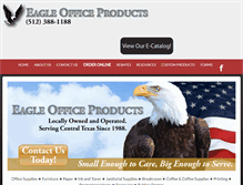 Tablet Screenshot of eagleofficeproducts.com